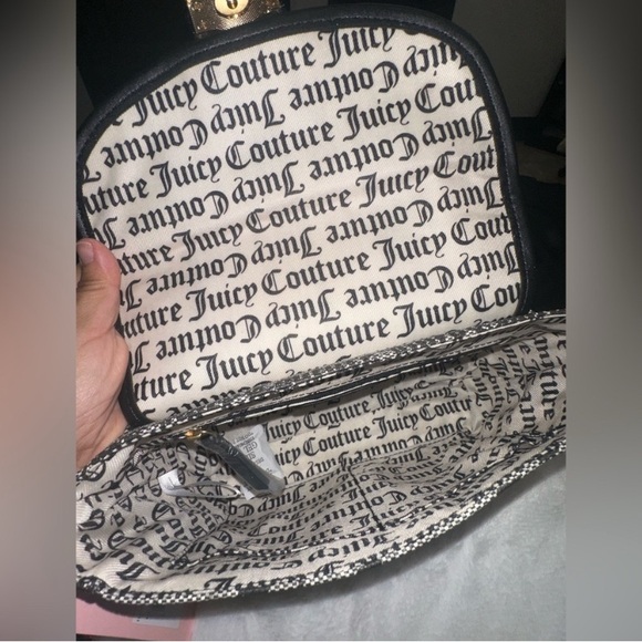 Juicy Couture Black and Gray Crossbody Bag - Picture 4 of 6